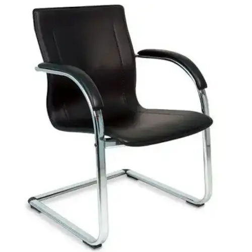 Mesh Back Guest Chair / Sleek Office Visitor Seating / Modern Meeting Room Chair