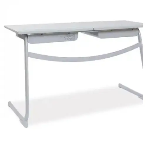 Square Blue Classroom Table / Sturdy Grey Leg Design / Easy to Clean Surface