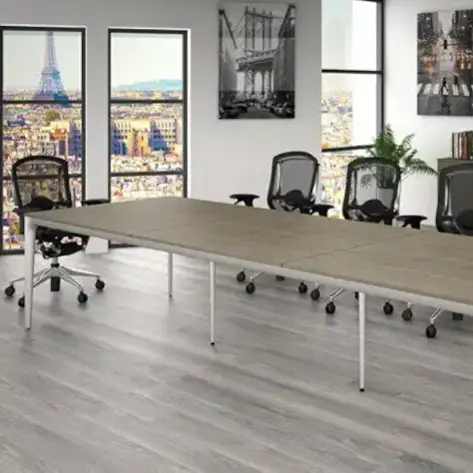 Modular Boardroom Table / Sleek Meeting Table / Long Executive Conference Table