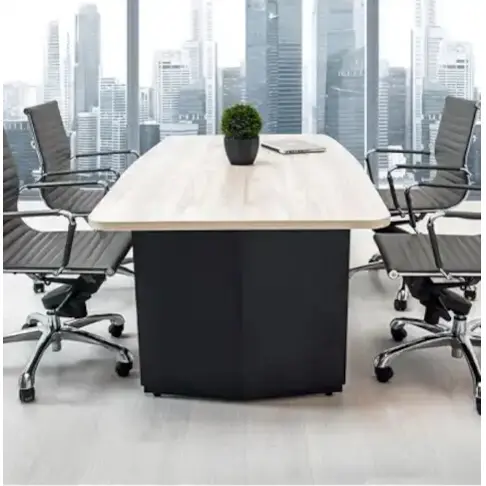 Modular Boardroom Table / Sleek Meeting Table / Long Executive Conference Table