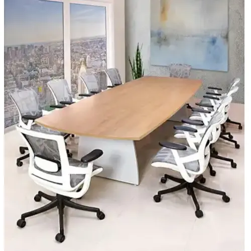 Modular Boardroom Table / Sleek Meeting Table / Long Executive Conference Table