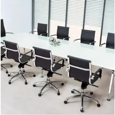 Modular Boardroom Table / Sleek Meeting Table / Long Executive Conference Table