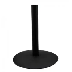 Minimalist Round Table Pedestal / Sleek Flat Base / Modern Bistro Stand