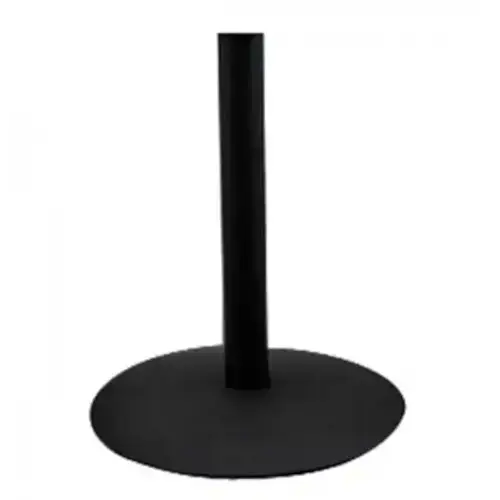 Minimalist Round Table Pedestal / Sleek Flat Base / Modern Bistro Stand