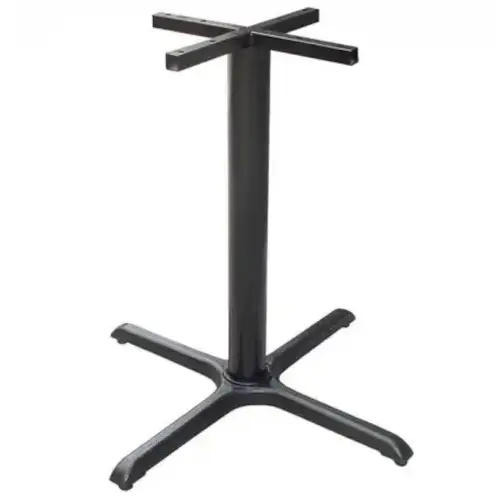 Minimalist Round Table Pedestal / Sleek Flat Base / Modern Bistro Stand