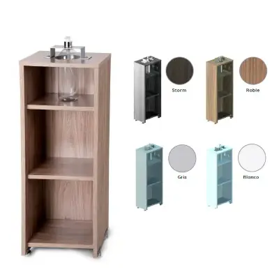 Lockable Gel Dispenser Cabinet / Secure Sanitizer Station / Black Finish Hygiene Stand