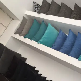 Lounge Sofa Cushions / Cozy Settee Pillows / Plush Loveseat Pads
