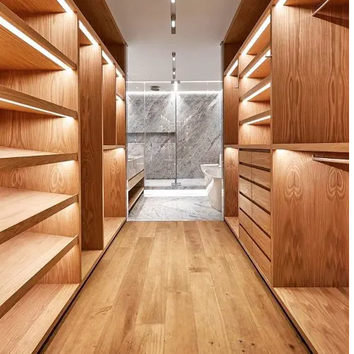 Modular Closet System / Custom Fit Wardrobe / Space-Saving Clothes Arrangement