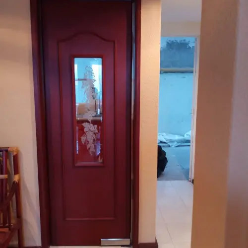 Classic Grid Window Door / Custom Woodwork / Stylish Entryway