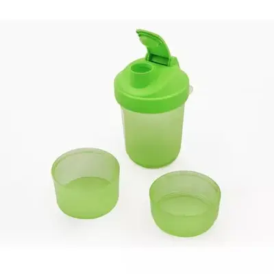 Multi-Functional Measuring Plastic Glass / Pink Smoothie Cup / Protein Shake Glass
