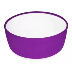 Vibrant Purple Kids' Bowl / Playful Children's Bowls / Colorful Dual-Tone Cereal Dishes