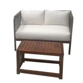 Maya Design Armchair / Wooden Garden Seat / Modern Design Armchair