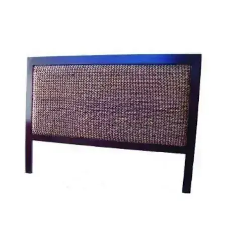 Organic Wicker Headboard / Handcrafted Eco Backrest / Biodegradable Bed Feature