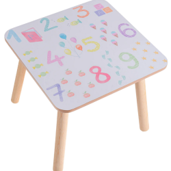 Crayon Corner Tables / Colorful Creations Tables / Children's Table With Numbers