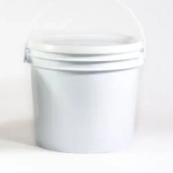Compact Plastic Bucket / Tiny 4L Bucket / White Bucket With Handle