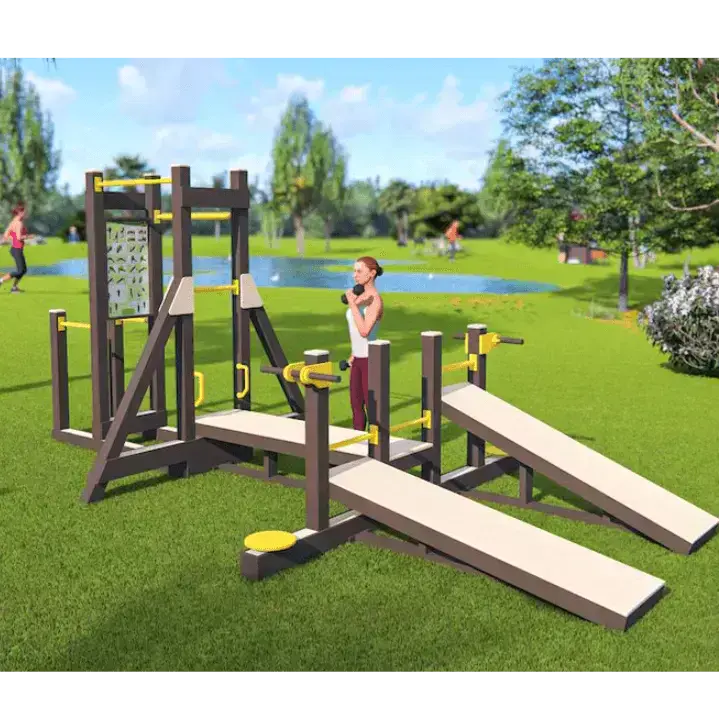 Sustainable Outdoor Workout Gear / Park Fitness Stations / Public Recycled Gyms