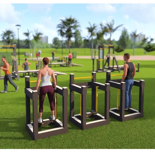 Sustainable Outdoor Workout Gear / Park Fitness Stations / Public Recycled Gyms