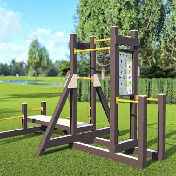 Eco-Fit for Communities / Plastic-Free Outdoor Fitness / Recycled Gym Facilities