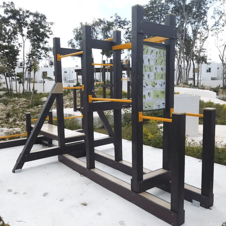 Eco-Fit for Communities / Plastic-Free Outdoor Fitness / Recycled Gym Facilities