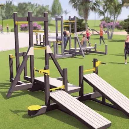 Eco-Fit for Communities / Plastic-Free Outdoor Fitness / Recycled Gym Facilities