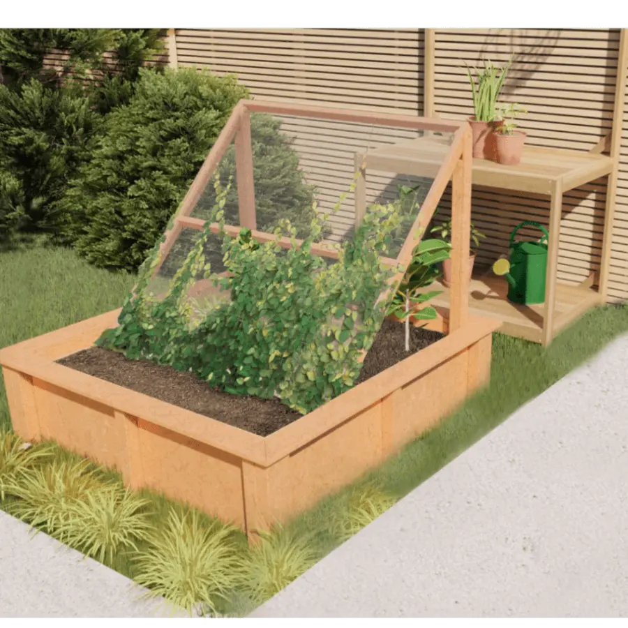 Planting Solutions for Backyards / Wooden-Style Garden Planters / Outdoor Garden Containers