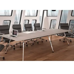 Board Office Council Table / Open Chrome Series Station / Cooperative Office Tables