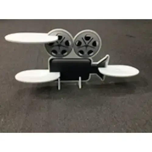 Film Reel-Inspired Candy Holder / Cinematic Snack Display / Party