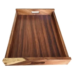 Parota Service Tray / Wooden Serving Platter / Custom Parota Tray / Handcrafted Service Dish