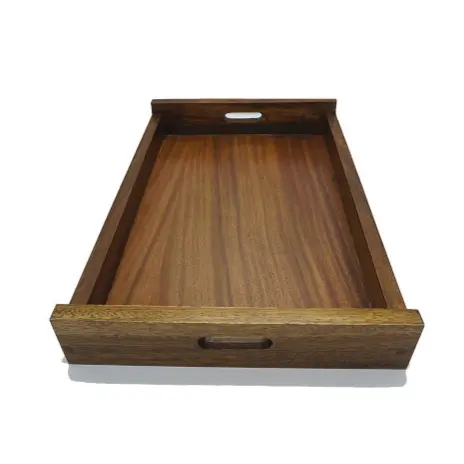 Rustic Wood Tray / Natural Timber Platter / Eco-Friendly Tray