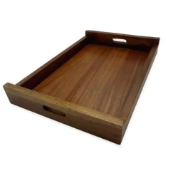 Rustic Wood Tray / Natural Timber Platter / Eco-Friendly Tray
