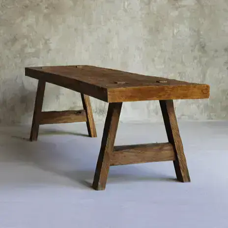 Compact Home Wood Benches / Miniature Wooden Seating / Small In-House Timber Stools