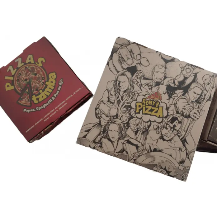 Custom High-Graphic Pizza Boxes / Personalized Pizza Boxes with High-Quality Graphics