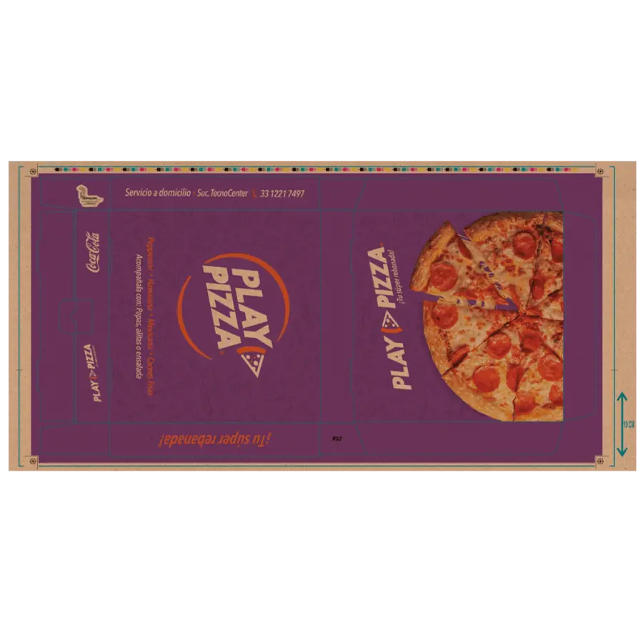 High-Graphic Pizza Boxes  / Custom High-Graphic Pizza Boxes