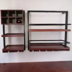 Stylish Floating Shelves / Contemporary Wall Bar / Sleek Floating Bar Shelf