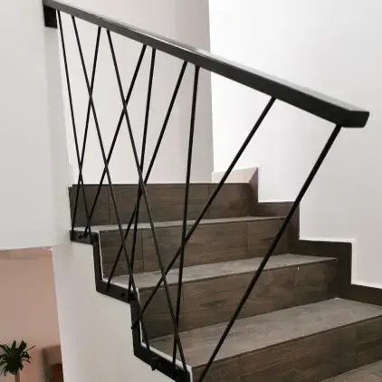 Sleek Stair Balustrades / Contemporary Handrails for Steps / Premium Staircase Rails