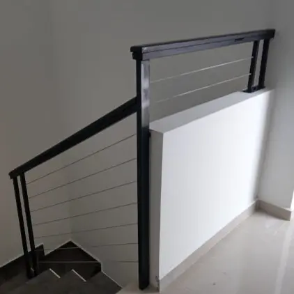 Sleek Stair Balustrades / Contemporary Handrails for Steps / Premium Staircase Rails