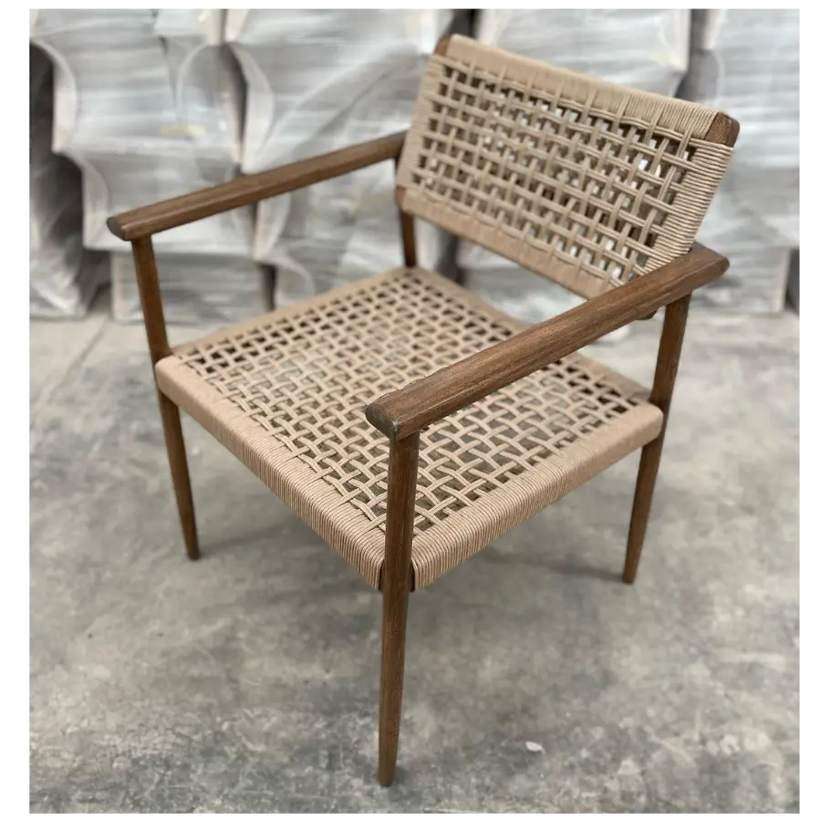 Contemporary Timber Seating / Modern Wood and Textile Chairs / Textile-Wrapped Wood Chairs