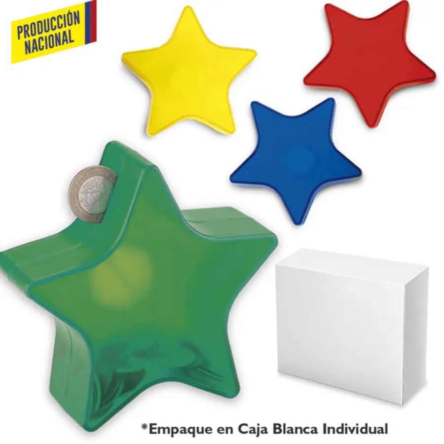 Custom Plastic Star Piggy Banks / Personalized Star-Shaped Savings Containers