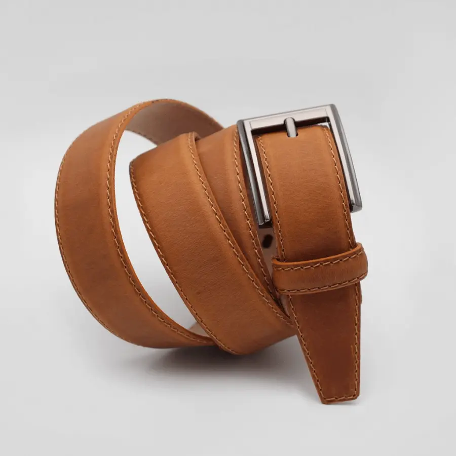 Tailored Leather Belt / Artisanal Leather Waist Straps / Premium Cowhide Belts