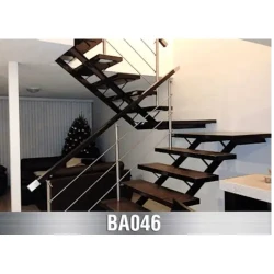 Premium Z-Shaped Stairwell Safety Rails / Crafted with High-Quality Materials / Unique Handrails