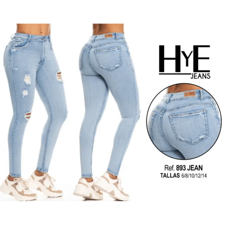Light Blue Jeans / Ladies' Denim Pants / Custom Jeans for Women
