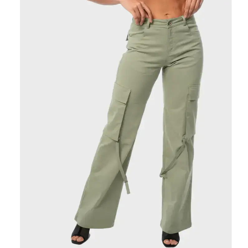 Cargo Pants - Army Green / Women's Cargo Pants / Ladies' Cargo Trousers