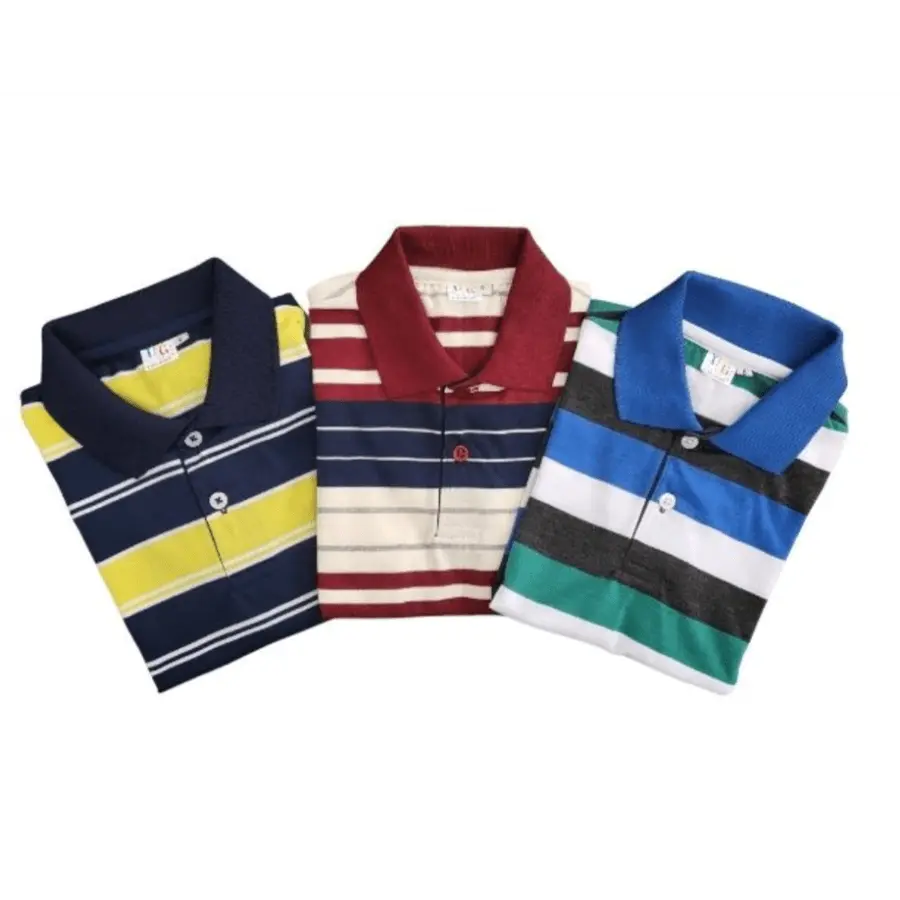 Striped Polo Shirt for Kids / Children's Striped Polo Tee / Kids' Polo Shirt with Stripes