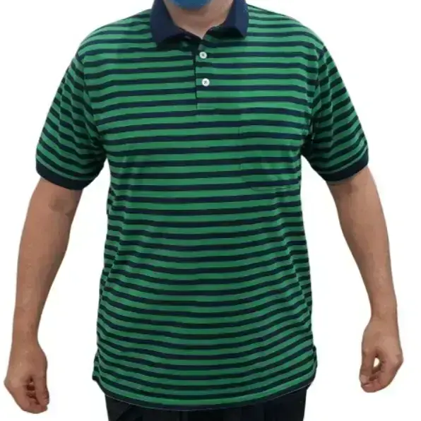 Stripes and Style Polo / Men's Elegant Striped Polo / Striped Polo for a Sophisticated Look