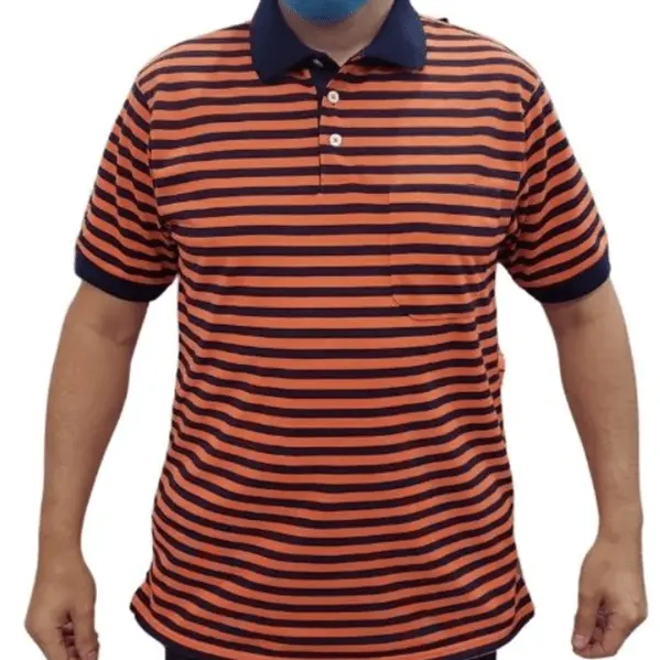 Stripes and Style Polo / Men's Elegant Striped Polo / Striped Polo for a Sophisticated Look