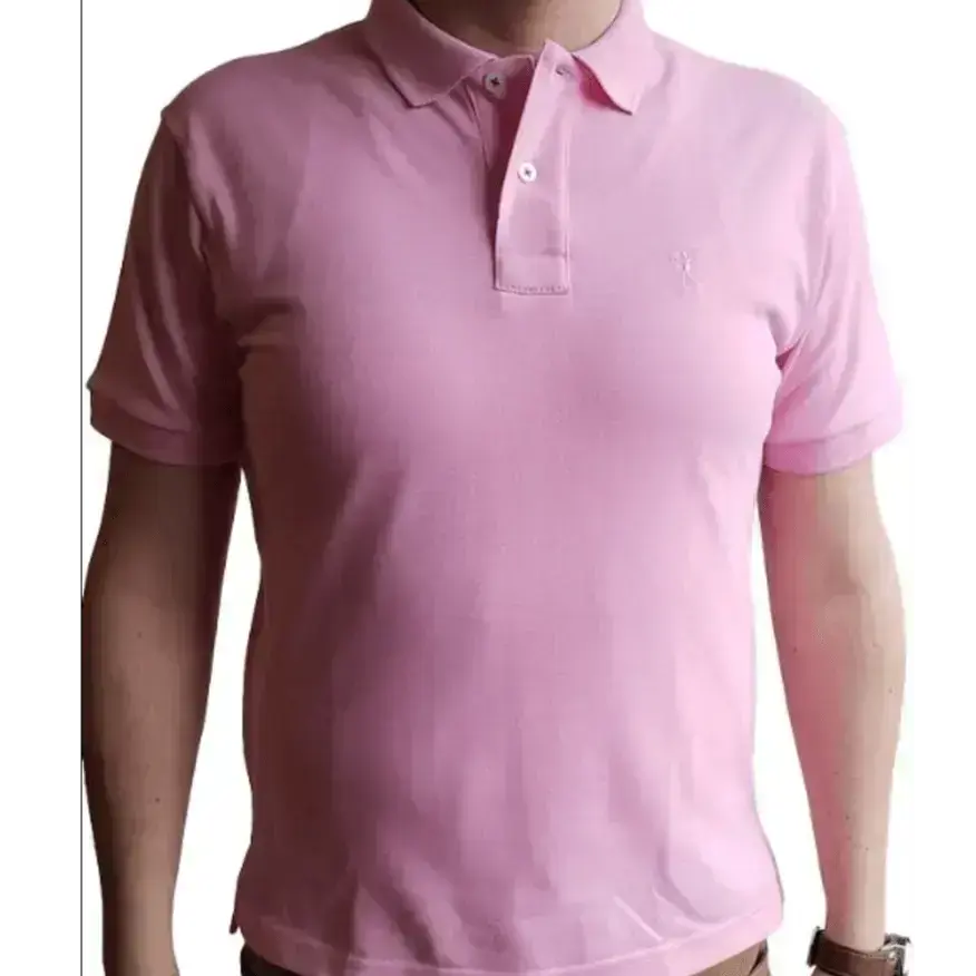 One-Tone Embroidered Polo Shirt / Embroidered Polo with Solid Base / Embroidery Polo Tee