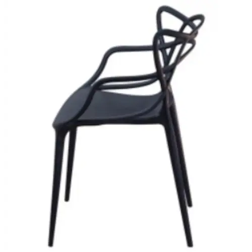 Black Restaurant Seating / Fisto Model Weather-resistant Chair / Dining Chair