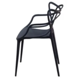 Black Restaurant Seating / Fisto Model Weather-resistant Chair / Dining Chair