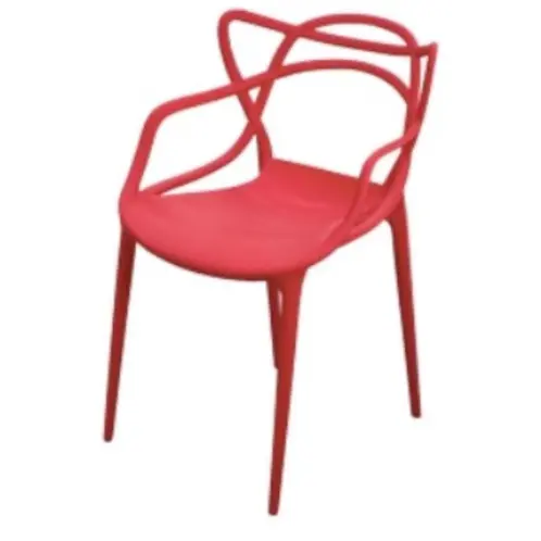 Red Coffee Shops Seating / Fisto Model Event Halls Chair / Dining Chair