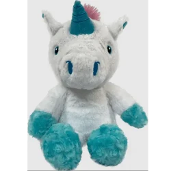 Aqua-Colored Plush Unicorn / Custom Aquatic Unicorn Stuffed Animal